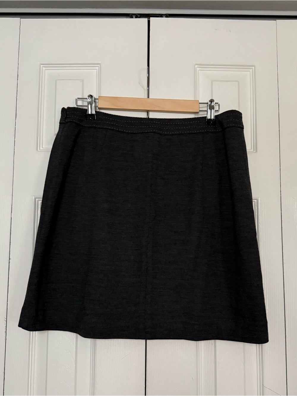 Tory Burch Black A-Line Skirt